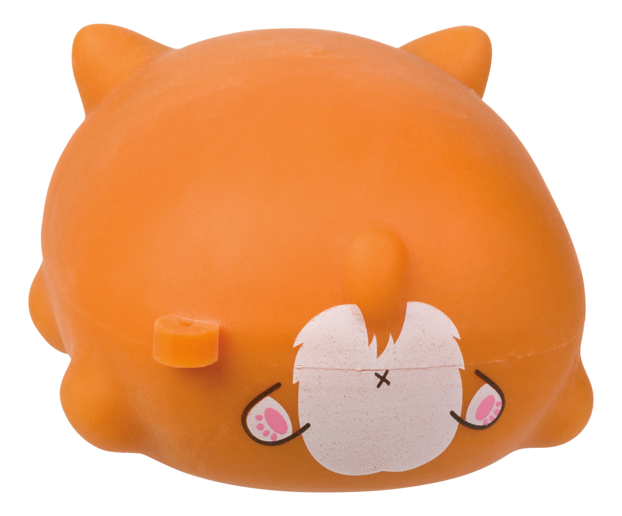Orange, chubby corgi toy with simple facial features for Toy Smith 7799