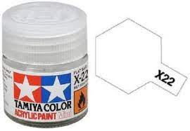 Tamiya Acrylic Mini Paint | All Colors | Tamiya Paints-Tamiya Paints-Clear Paint | 81522 | X-22-ProTinkerToys
