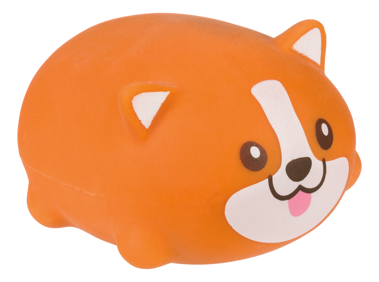 Orange corgi toy with cute, smiling face for Toy Smith 7799