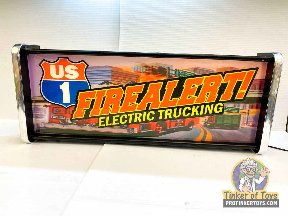 Electric Trucking US1 - Fire Alert! | Light Up Display Sign