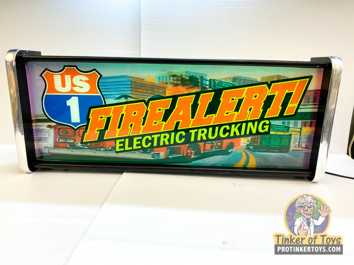 Electric Trucking US1 - Fire Alert! | Light Up Display Sign