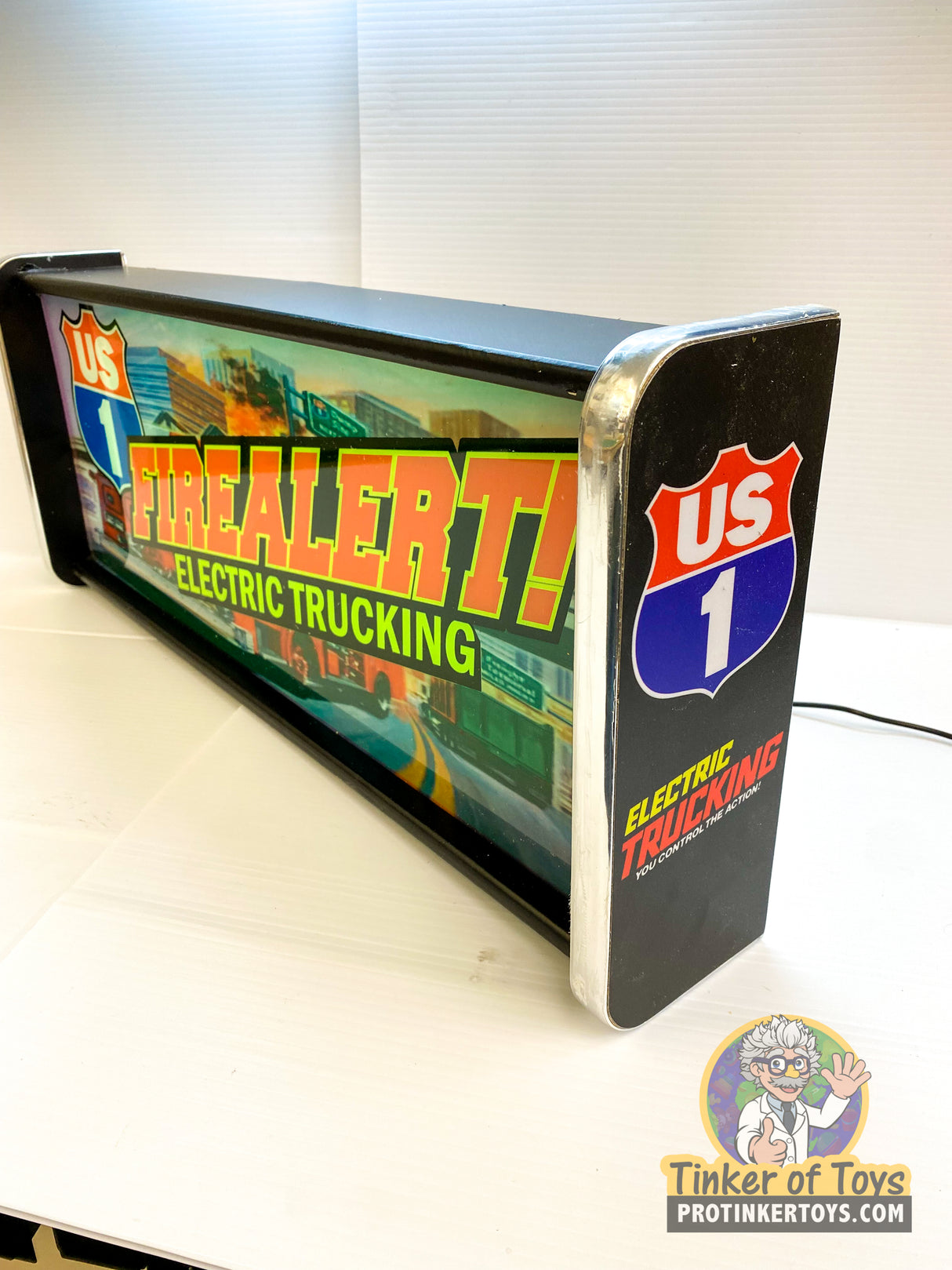 Electric Trucking US1 - Fire Alert! | Light Up Display Sign