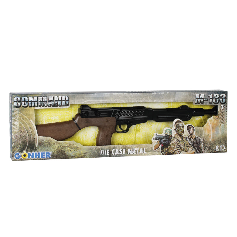 Command M-133 Tommy Sub-Machine Gun Rifle - Black Finish | 133/6 | Gonher