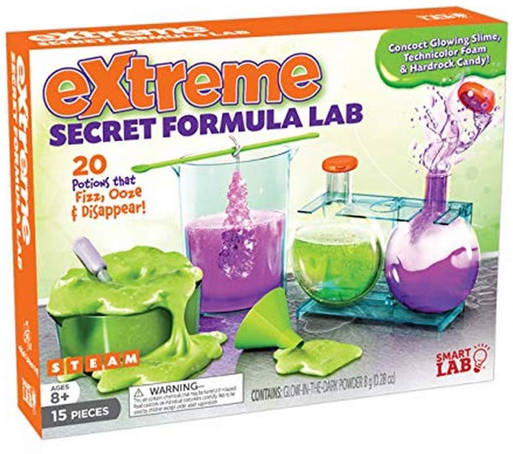 Science kit box with potions, slime, and candy for fun experiments for Smart Lab 00062