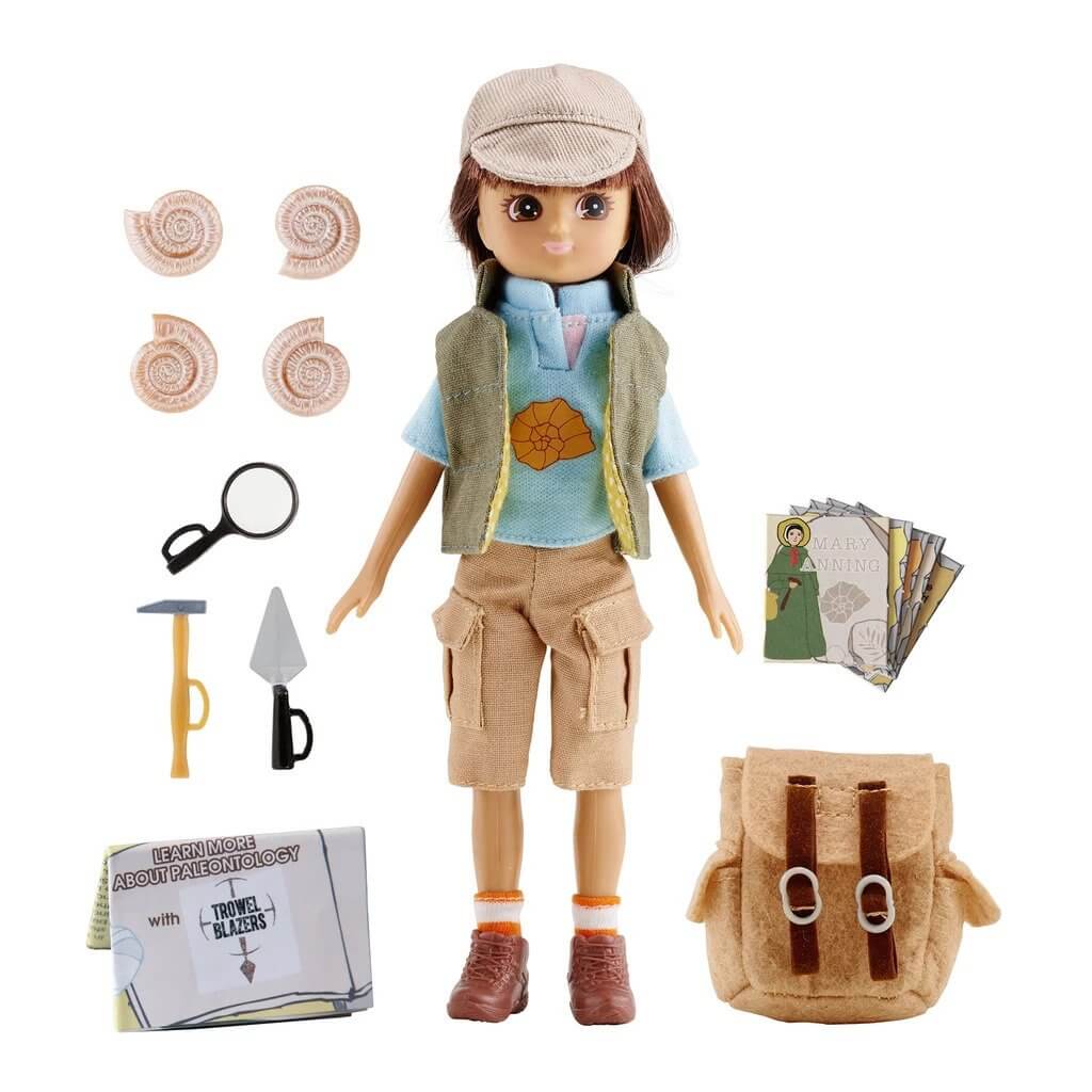 Dinosaur dig toy set with doll, tools, and accessories for Lotti LT053