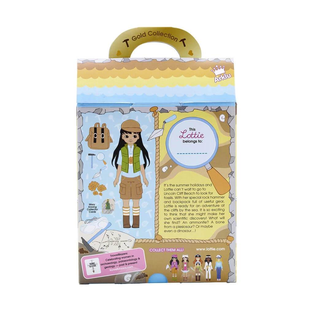 Fossil Hunter toy set featuring Lottie, a child digging for fossils for LT053