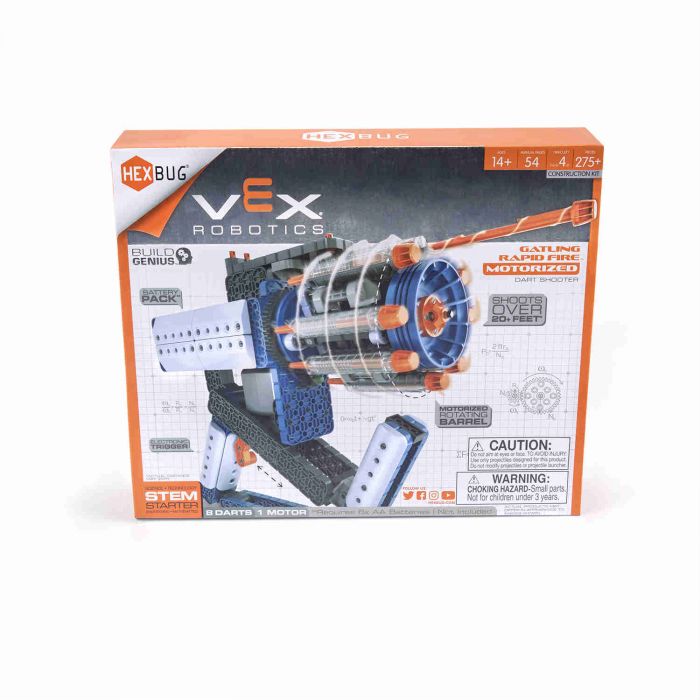 VEX Robotics Gatling Rapid Fire blaster kit in its box for HexBug 406-6108, package view, product view 2