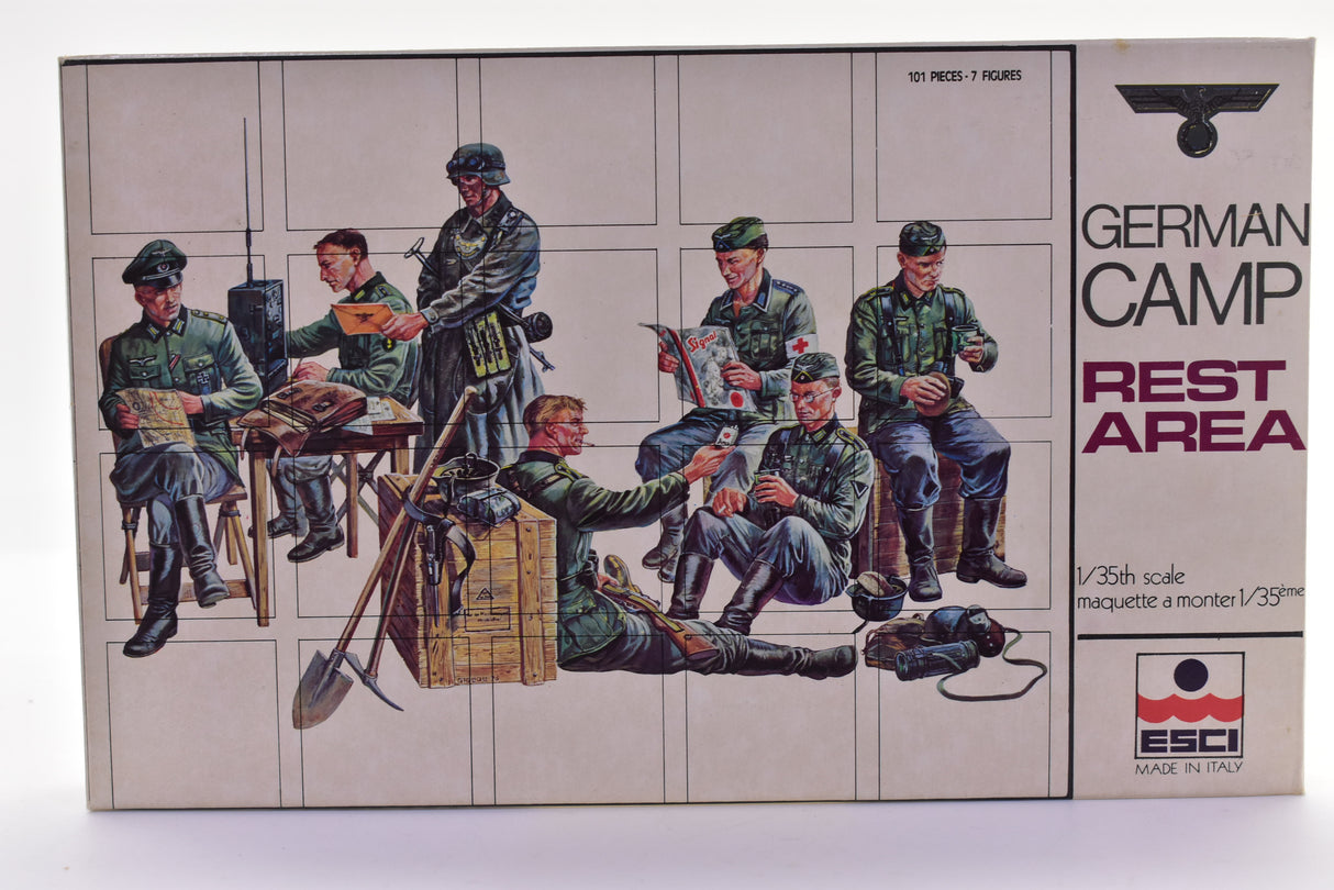 German Camp Rest Area 1:35 Scale | 5005 | ESCI Model Company