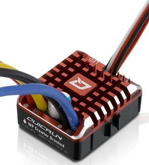 Quicrun WP1080 Waterproof Rock Crawler Brushed ESC (2-3S) | HWI30112750 | Hobbywing