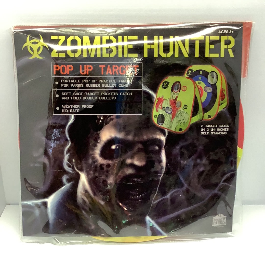 Zombie Hunter pop-up target for practice with rubber bullets for Parris 8516