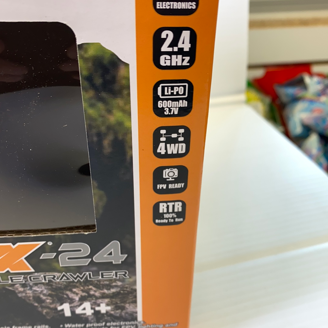 Remote control features: 2.4GHz, Li-Po, 4WD, FPV ready, RTR for IMX IMX25055