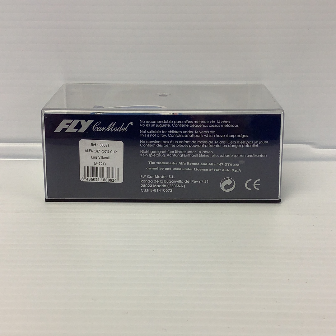 Product packaging for Alfa 147 GTA Cup model car for Fly Car 88082
