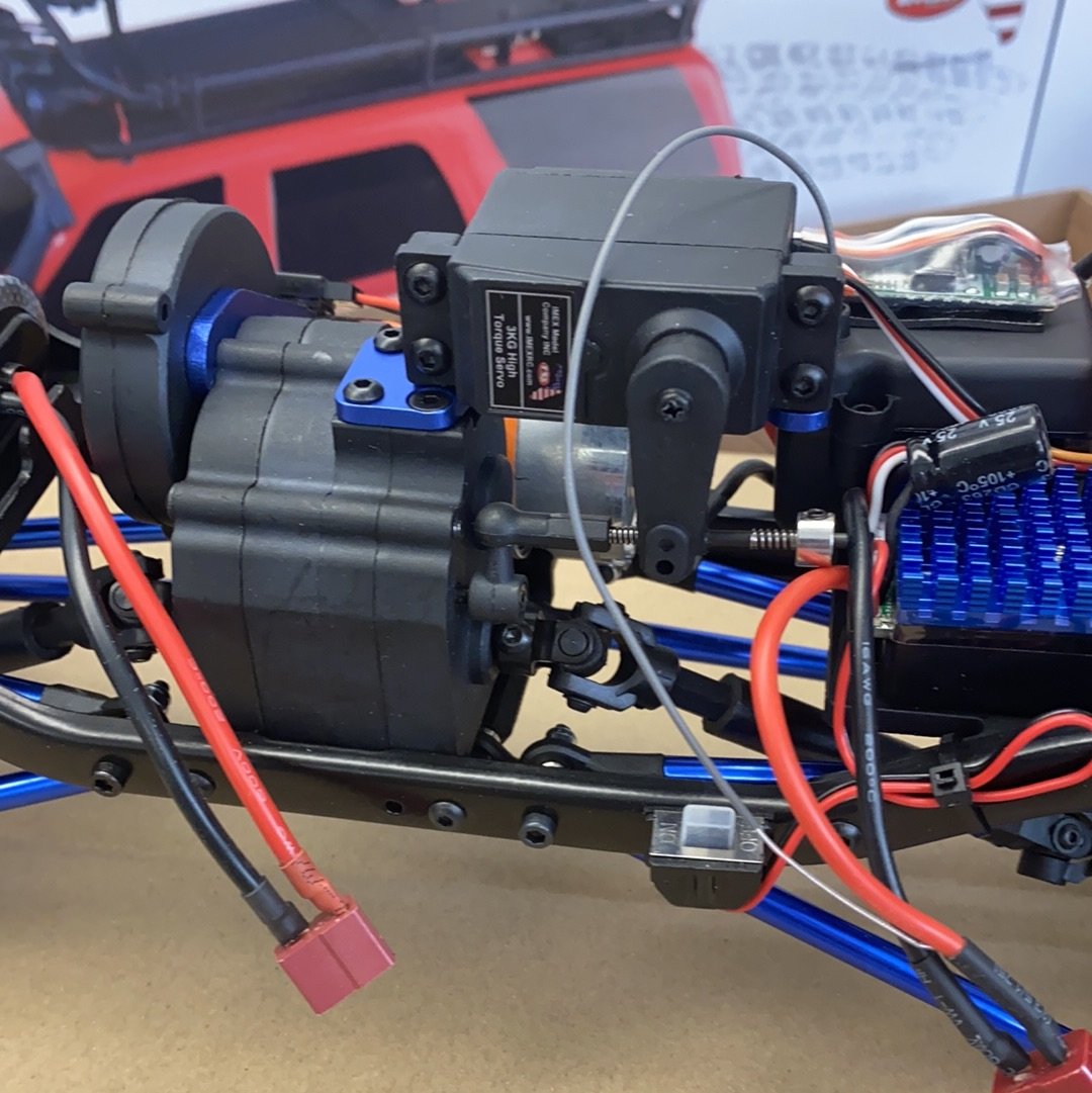 Crawler truck electronics with motors and wiring visible for IMEX 22025