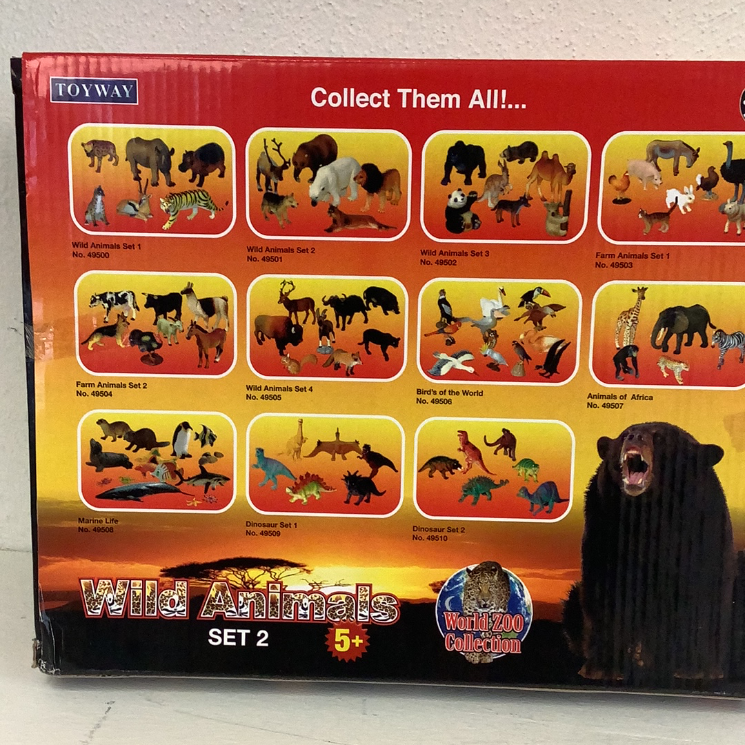 Assortment of animal figures for a collectible toy set for IMEX-Toys 49501