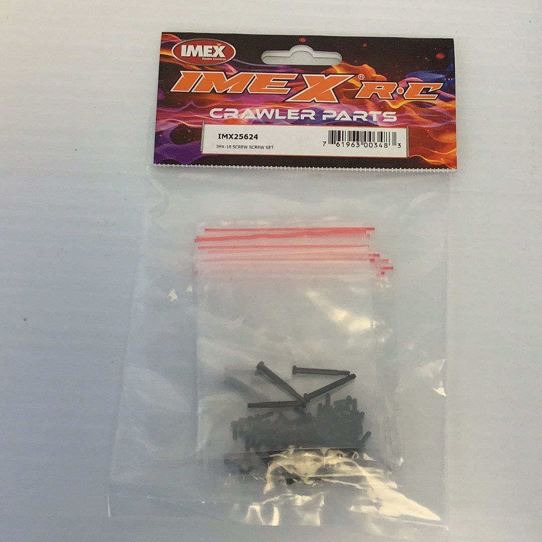 Crawler Parts | IMX(25510-25911) | Imex R.C.-IMEX-IMX-18 Screw Screw Set | 25624-ProTinkerToys