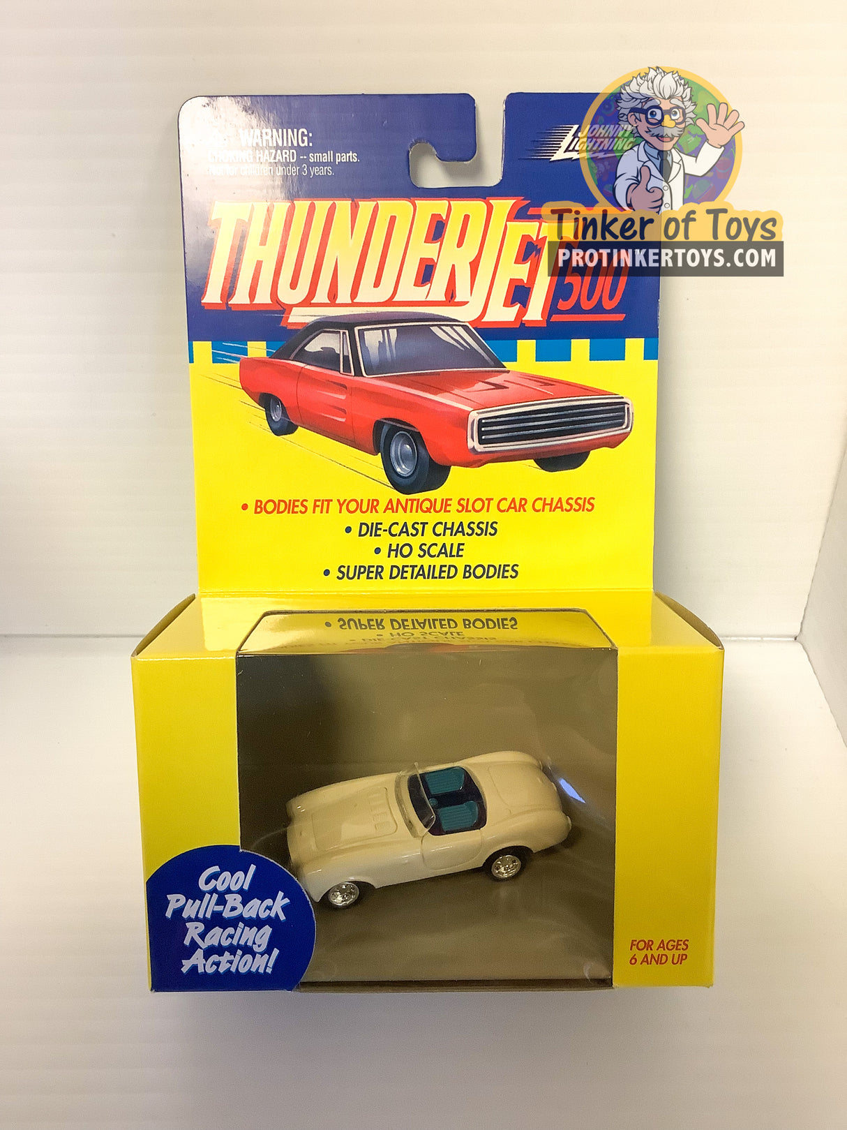 Snake Eyes | 39301 | Pull Back Thunderjets-American Line-K-Snake Eyes | White-ProTinkerToys