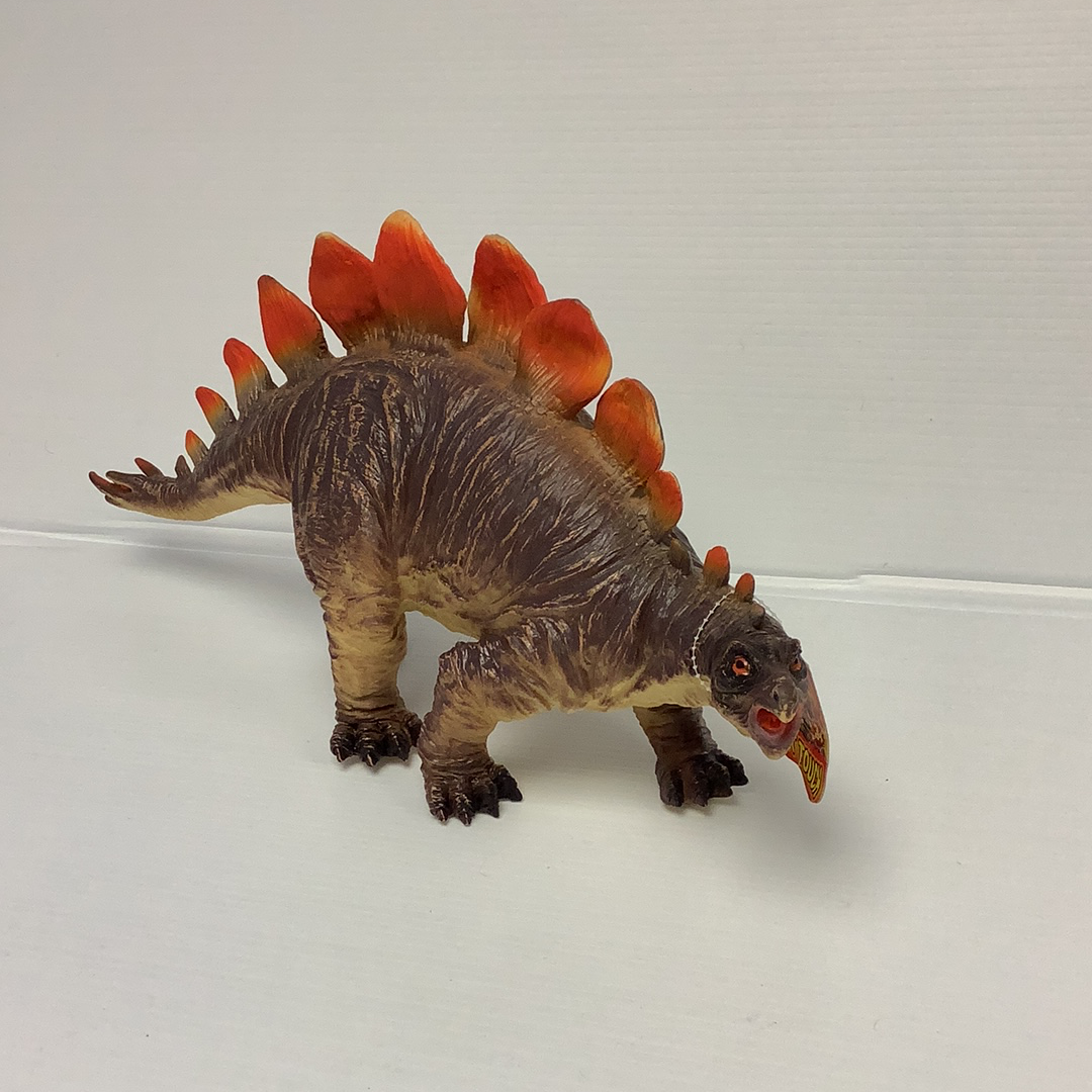 Soft touch Stegosaurus toy with prominent dorsal plates for IMEX Model Company IMX49403