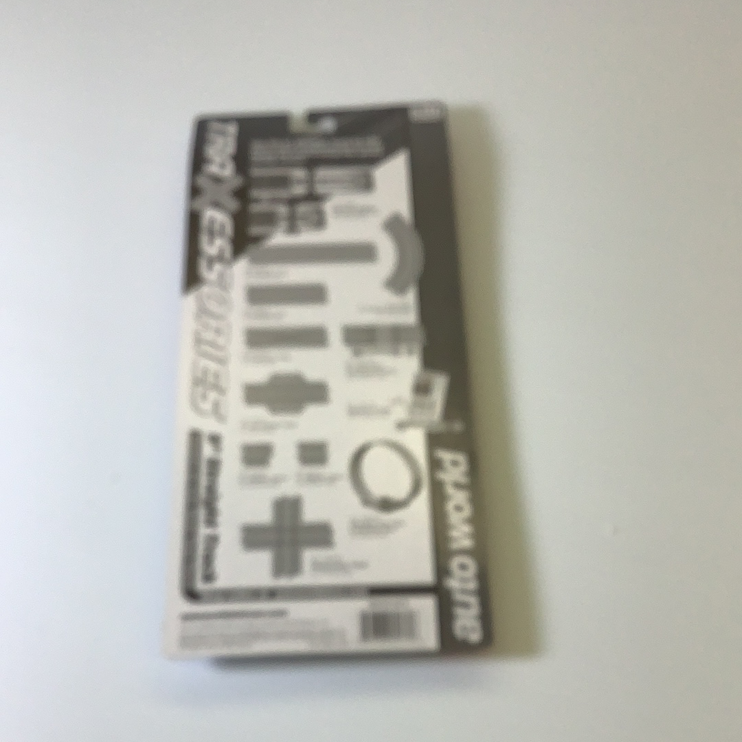 Auto World Traxessories straight track accessory kit packaging for 00172