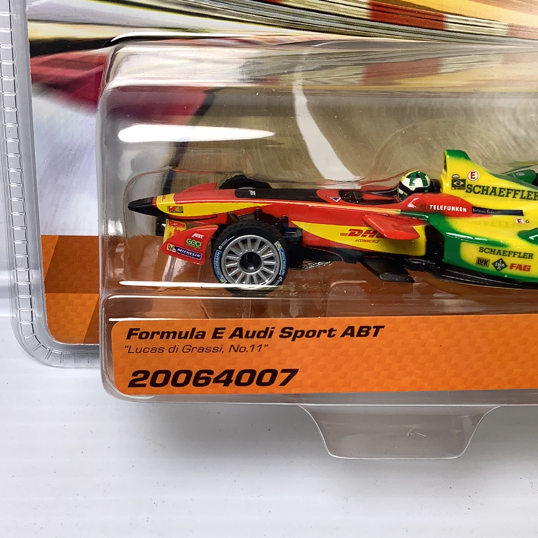 Slot car of a Formula E Audi Sport ABT race car for Carrera Go 20064007