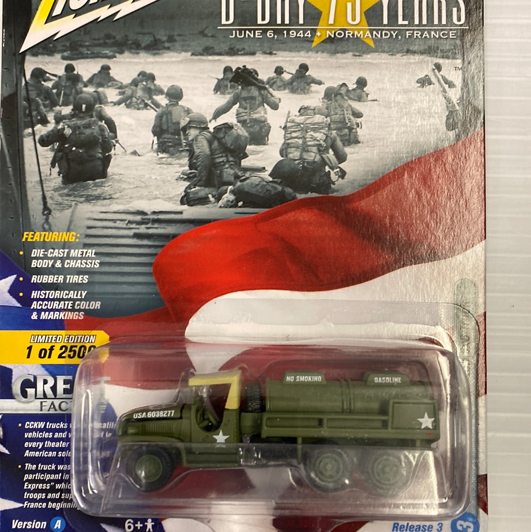 Greatest Generation D-Day 75 years | JLML002 | Johnning Lightning Die Cast-Round2 Returns-JLML003-3 | WWII GMC CCKW 2/12 Ton 6X6 Truck-ProTinkerToys