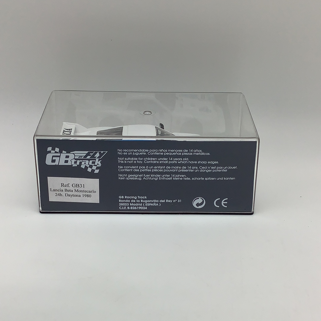 Model car box for Lancia Beta MonteCarlo 24h, Daytona 1980 for FLY CAR GB31