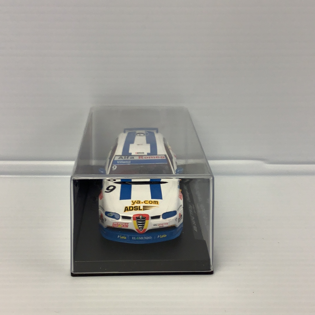 Slot car replica of a 2003 Alfa 147 GTA Cup Challenge race car for Fly Car 88082
