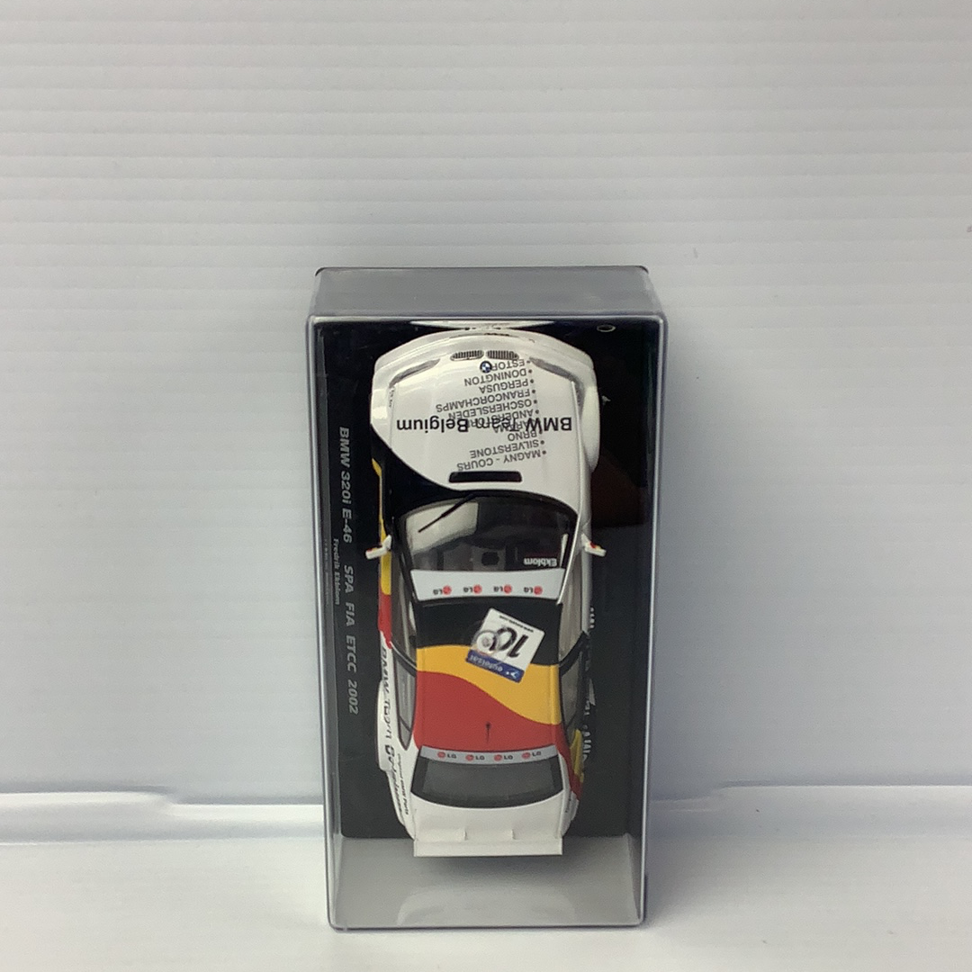 Slot car in box: BMW 320I E-46 race car for Fly Car 88090