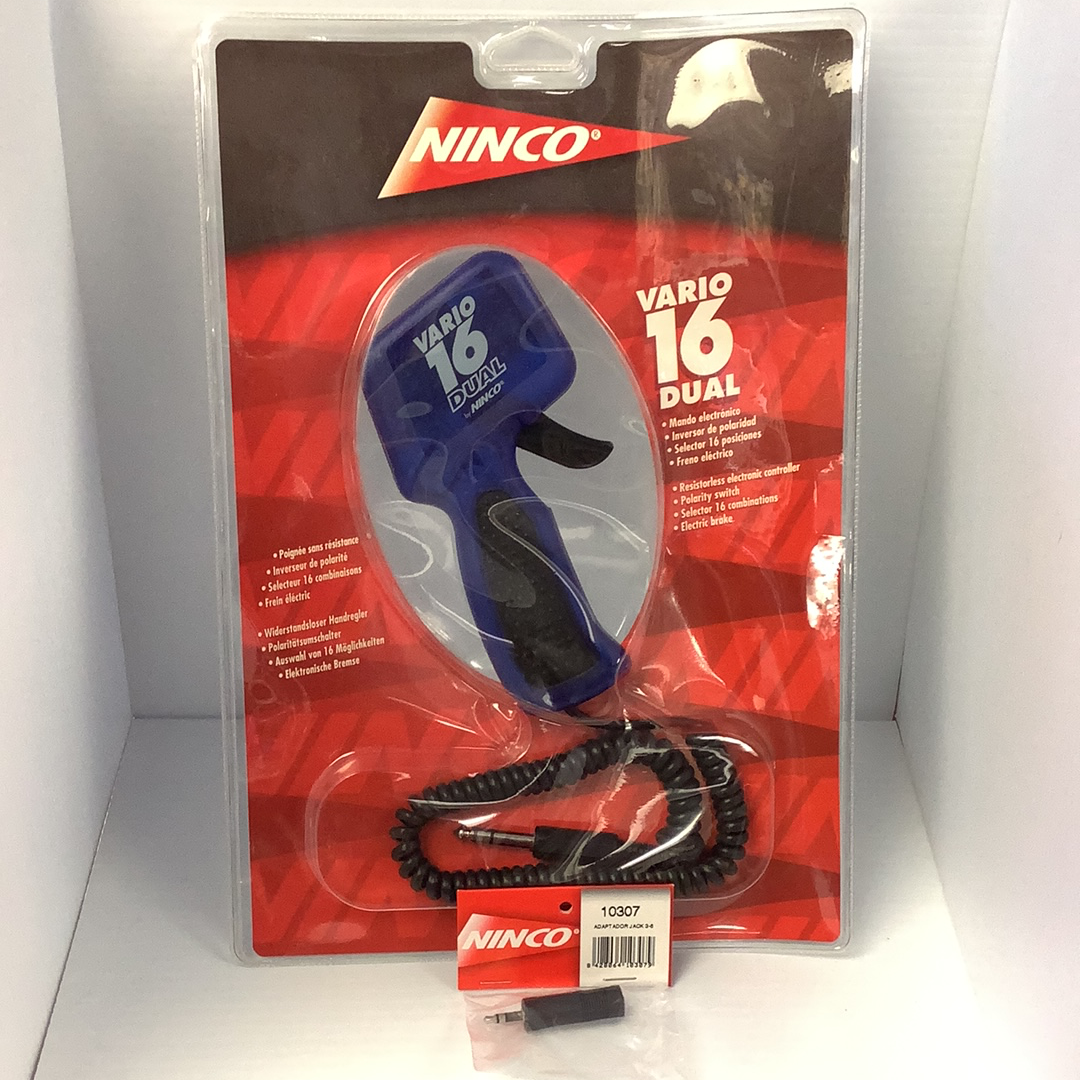 Vario 16 Dual Electronic Controller | 10406 | Ninco-Ninco-K-Vario 16 Dual Electronic Controller + Adapter Jack | 10406 & 10307 | Ninco-ProTinkerToys