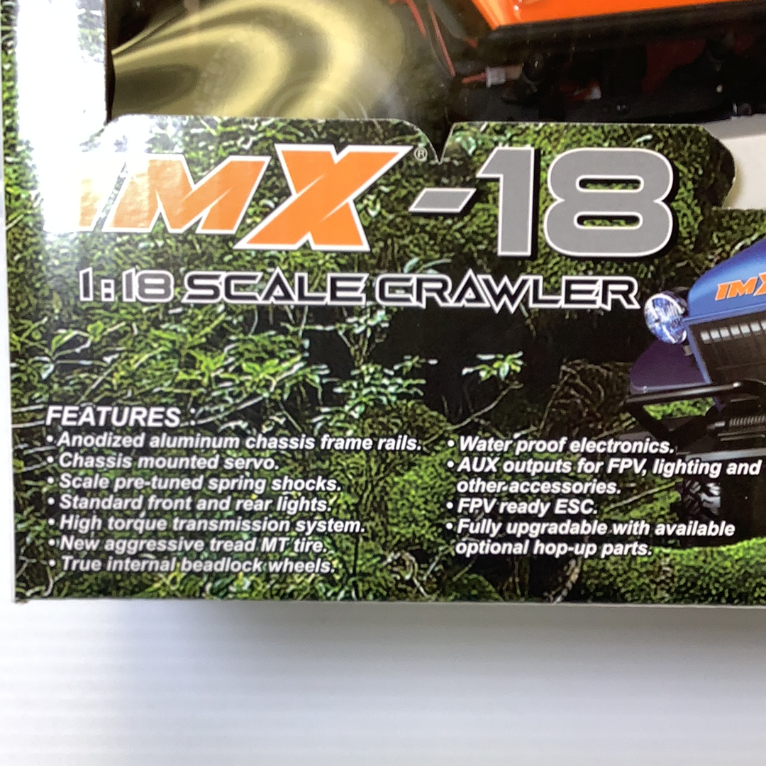 Crawler remote-controlled vehicle with detailed features list for IMX IMX25015