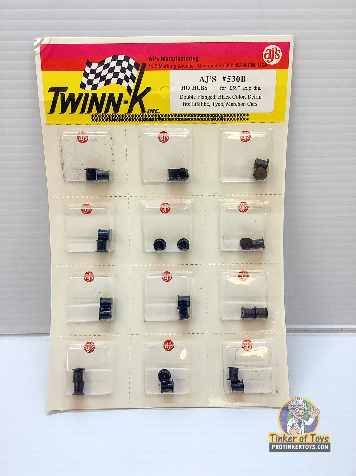 Assortment of small metal hubs for model train axles for HO Hubs for .059" axle dia 530B