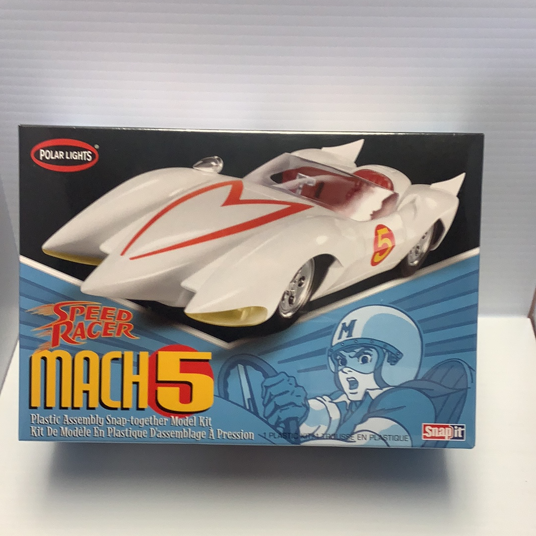 Polar Lights Speed Racer MACH 5 Model Kit Glue Together 1/25 Scale