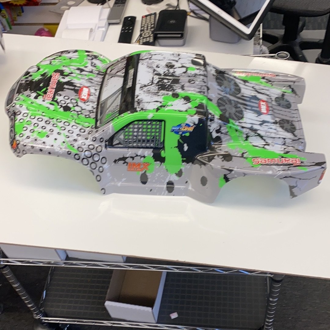 Black and green RC car body kit for Samurai Parts List for IMX18468