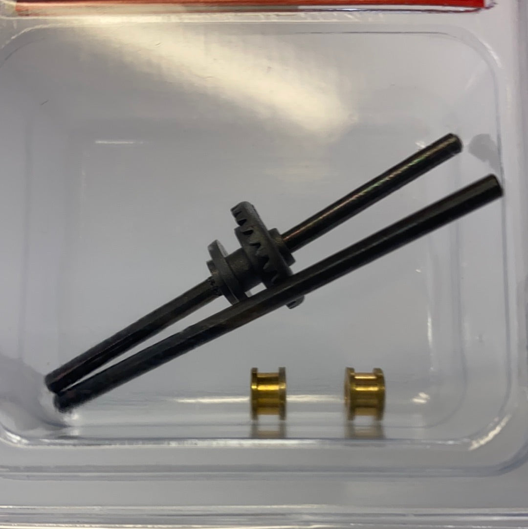 Rear axle assembly with two rods and bearings for NINCO 80404