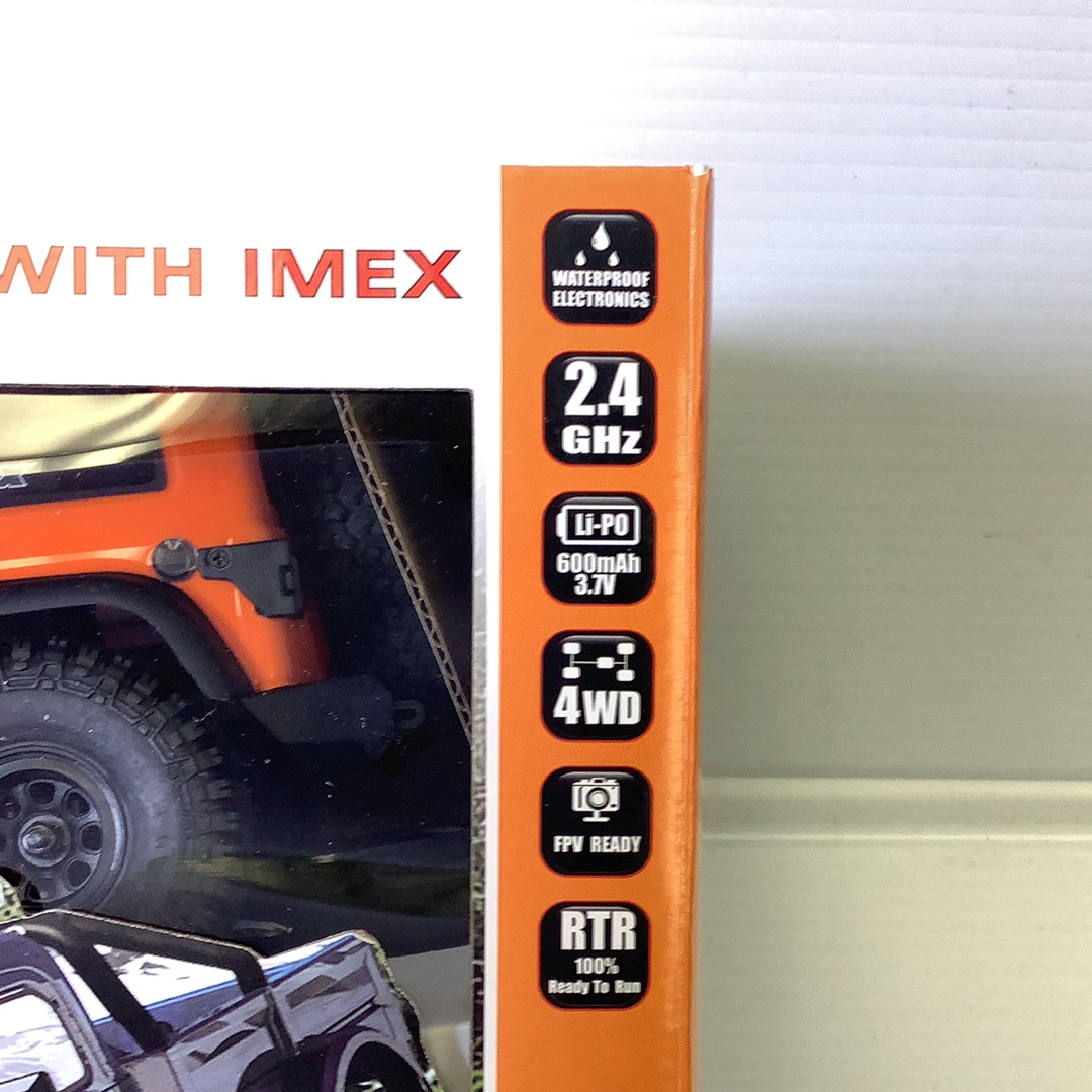 Remote control features: 2.4GHz, Li-Po, 4WD, FPV ready, RTR for IMX IMX25015