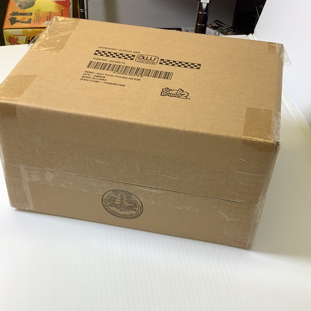 Cardboard box for Thunderjet set: 6 cars, SC345