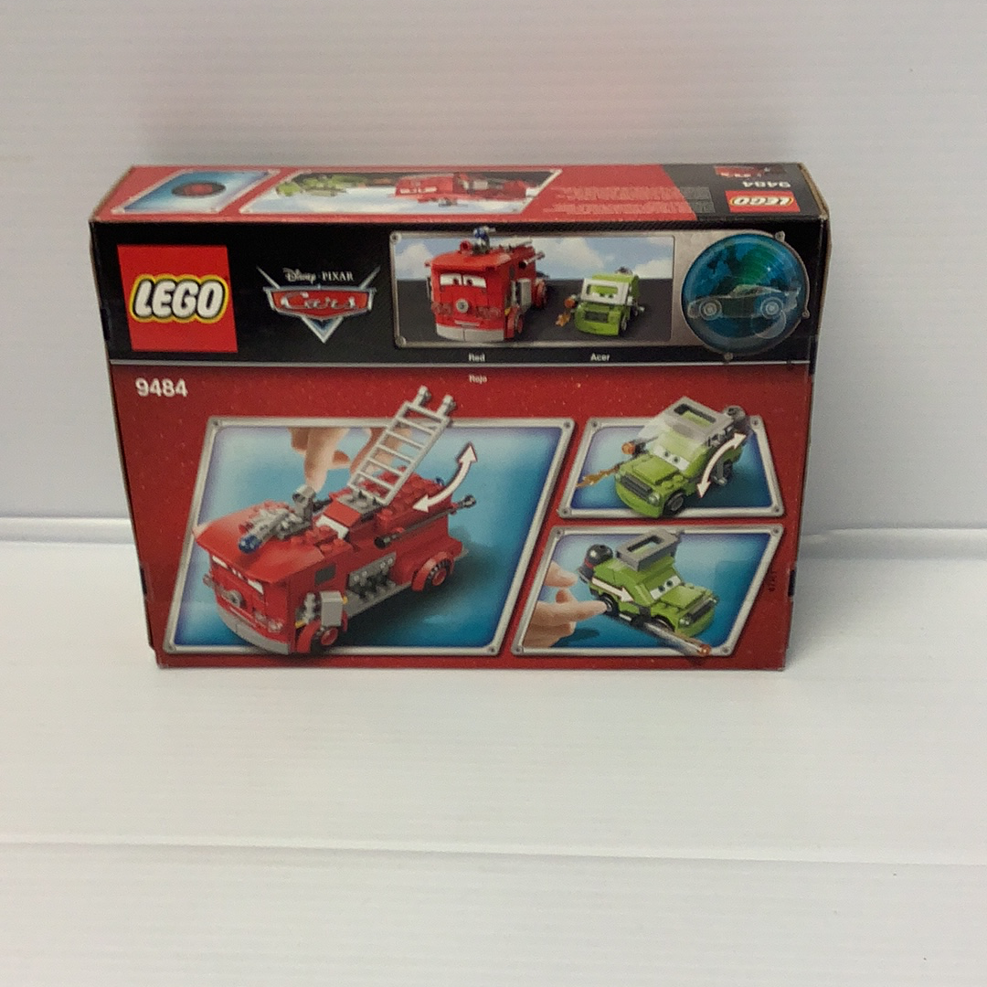 LEGO set 9484: Red's Water Rescue playset featuring multiple vehicles