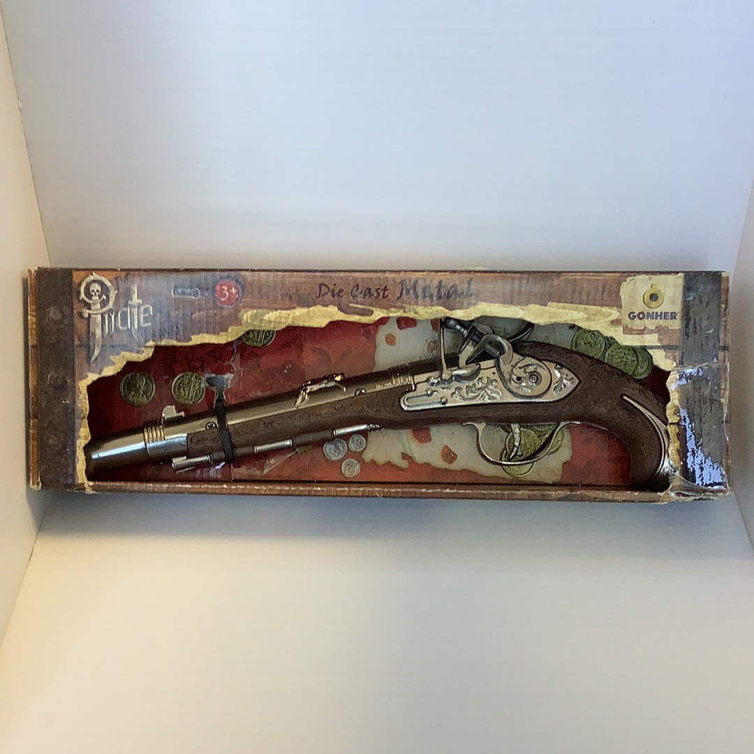 PISTOLET PIRATE GONHER (Pistolet Métal & plastique) Longueur 26 cm