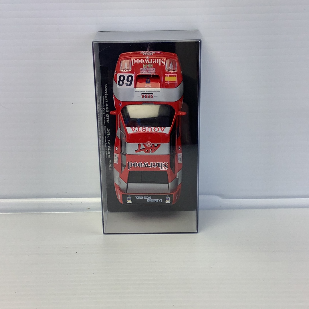 Red race car model, Venturi 400 GTR, 1994 Le Mans for Fly Car 88272