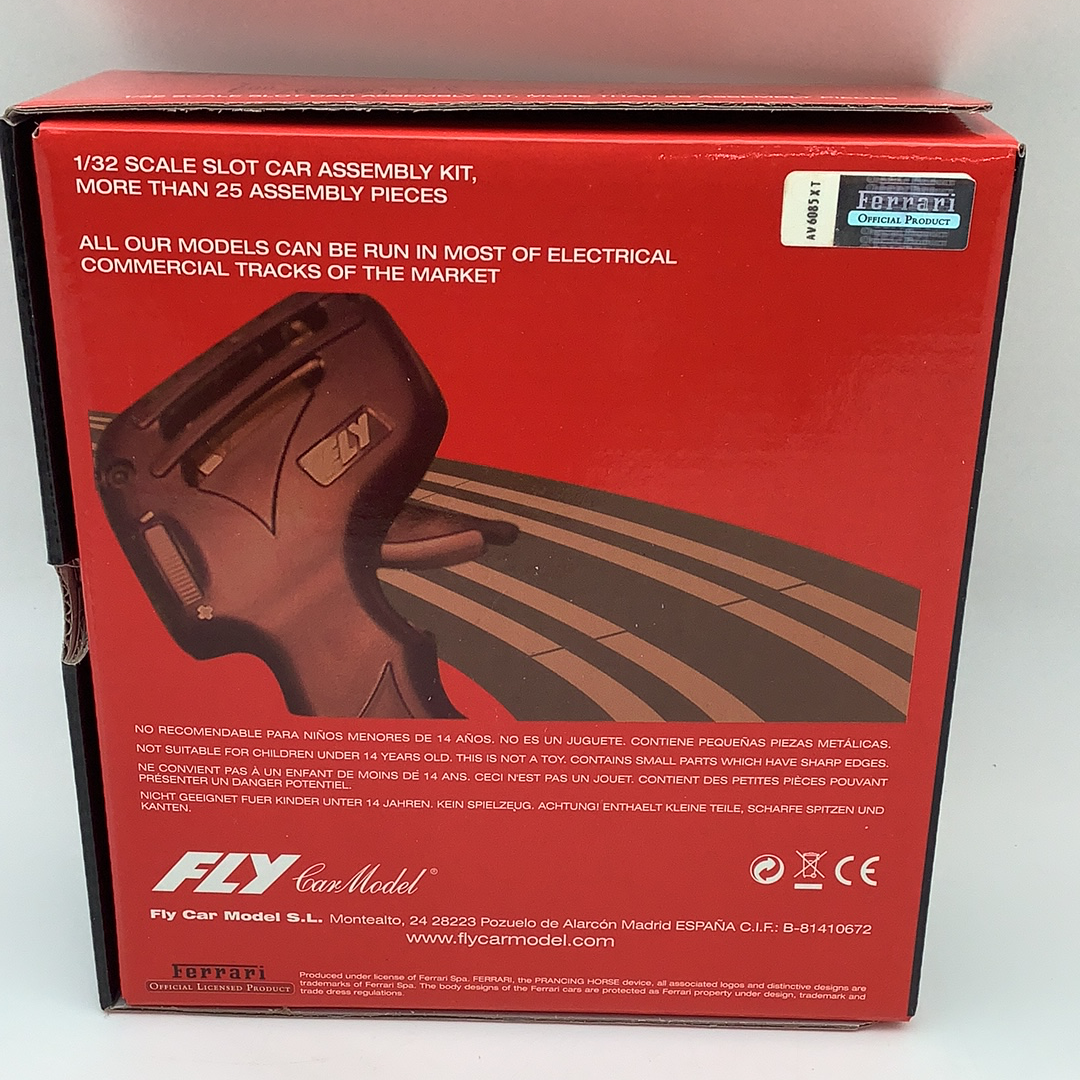Red box for 1/32 scale slot car assembly kit for Fly Car 88283