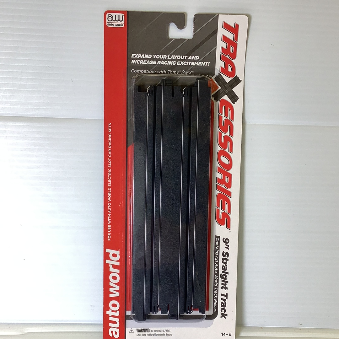 Black track pieces for auto world electric slot car racing sets for 00172