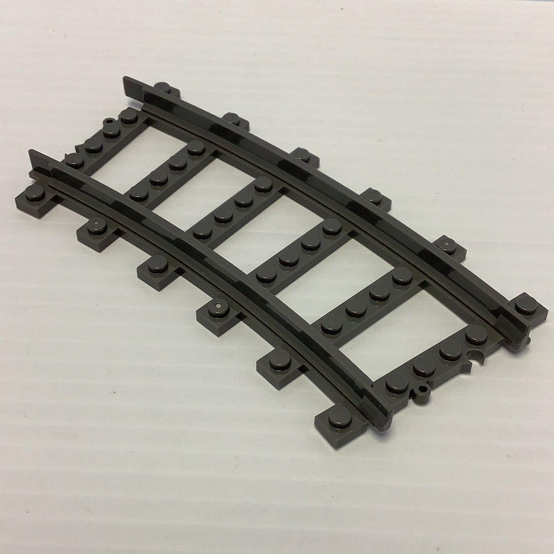 Black curved train track pieces for building model railroads for Railroad Conveyance Trains AUSJM594
