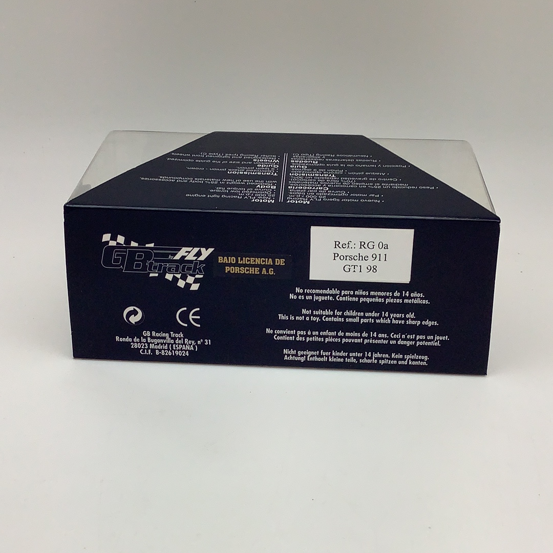 Model kit box for Porsche 911 GT1 98 Racing for Fly Car RG 0a