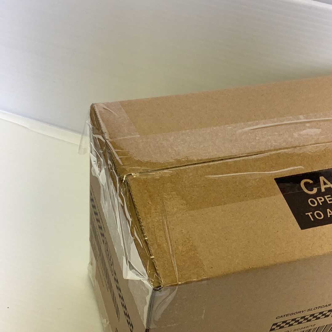 Cardboard box containing 6 Thunderjet cars for 6 Cars SC345