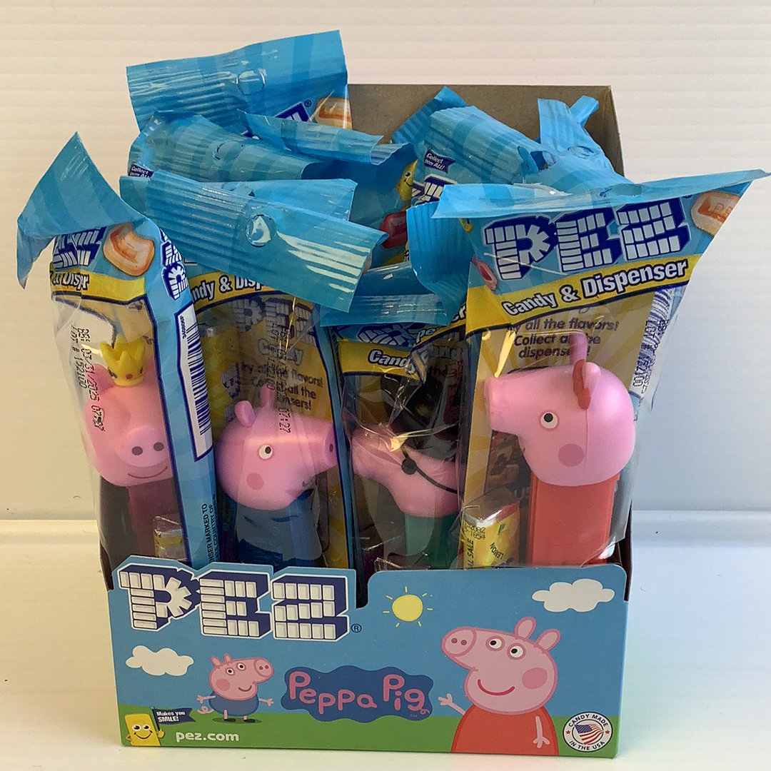 Pez candy dispenser featuring Peppa Pig characters for Nassau Candy 41721