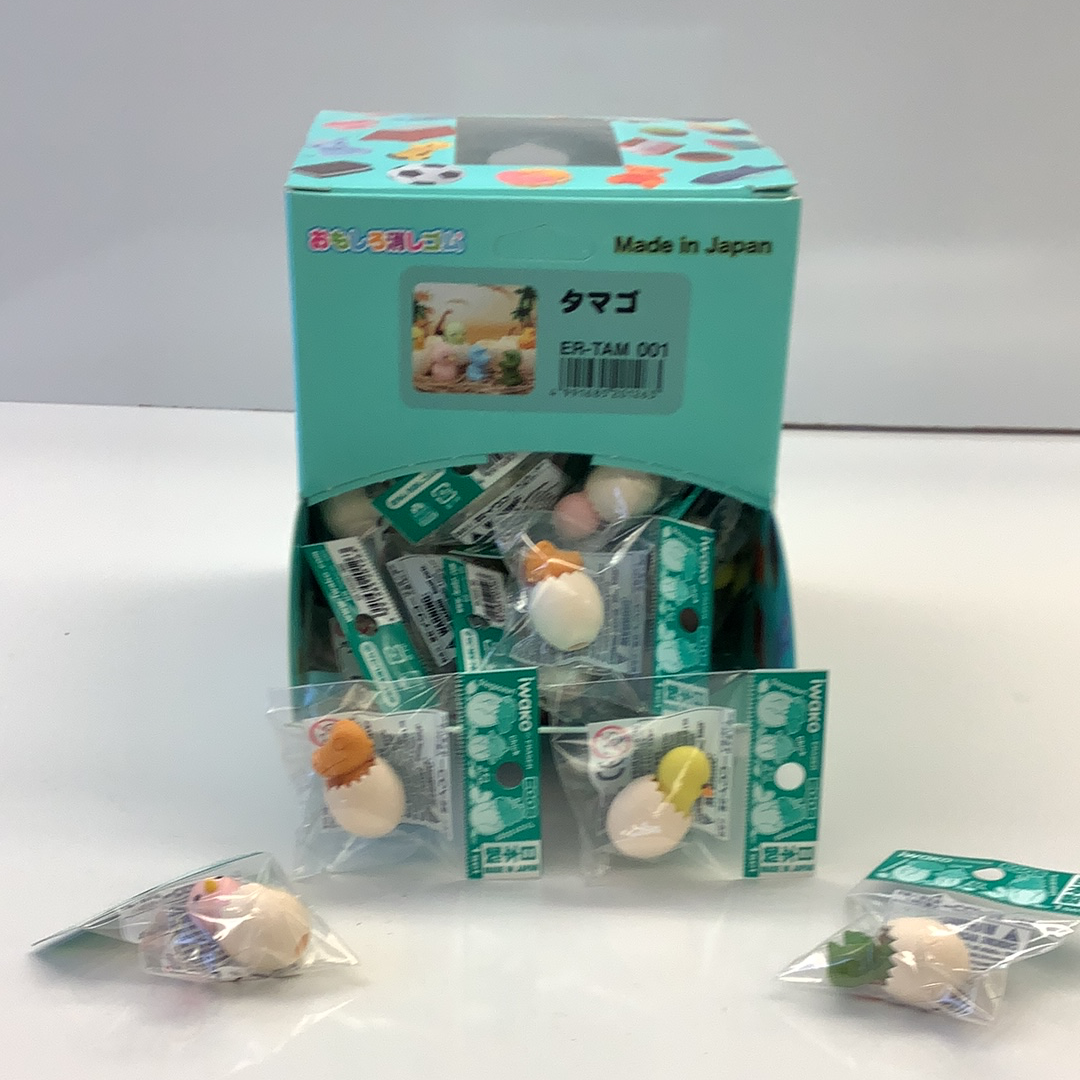 Assortment of baby dinosaur and chick figures in egg shells for BCmini 38241