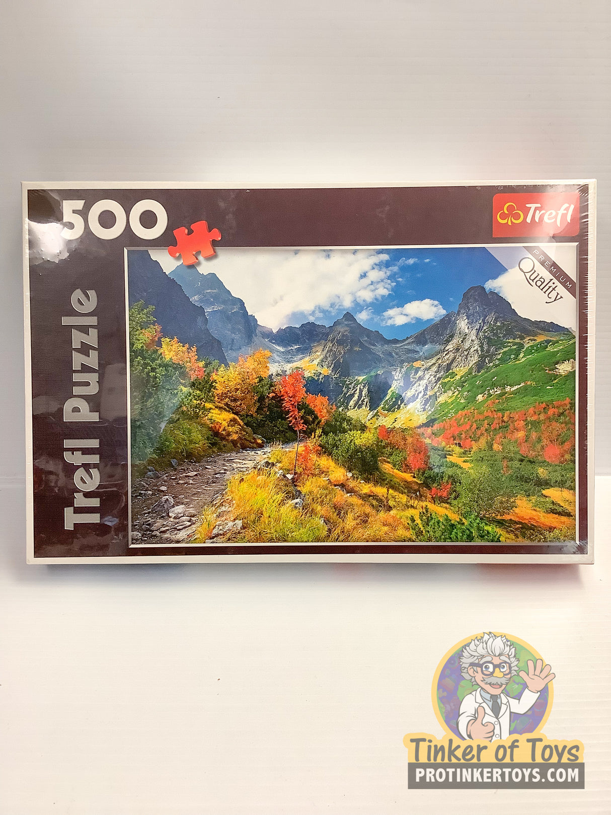 Autumn scenery puzzle featuring mountains and fall foliage in the Tatras for Trefl TRF37190