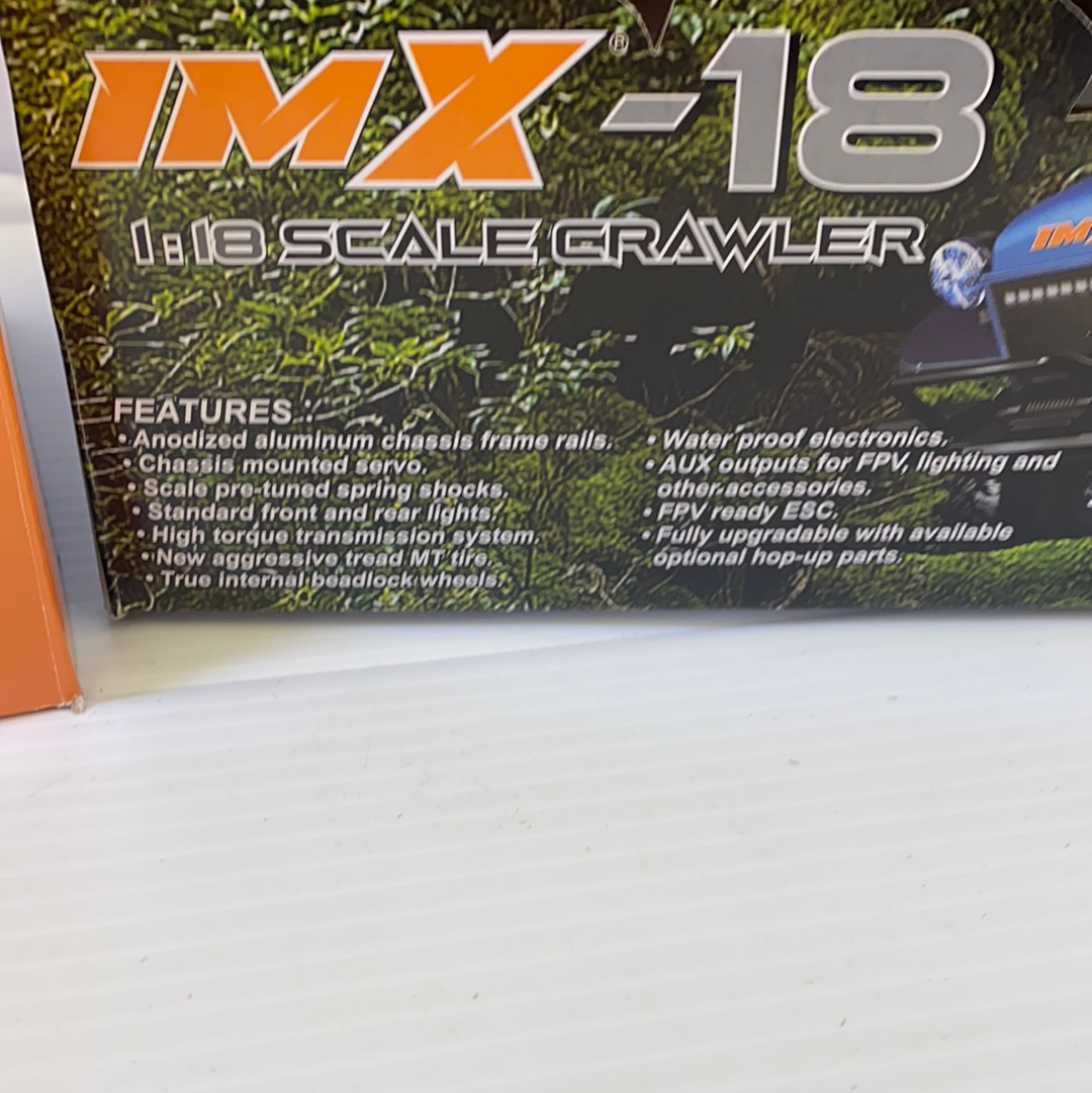 Scale crawler model kit with features like aluminum chassis and high torque system for IMX IMX25010