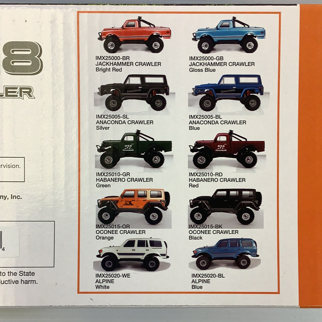 Brushed silver scale crawler vehicle for IMX IMX25005