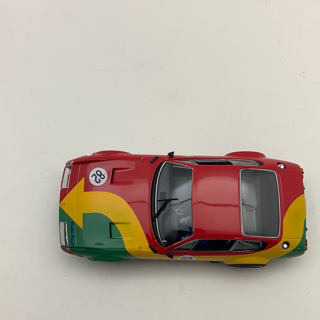 Red and yellow race car model, 1974 Daytona 6h for Fly Car 88190