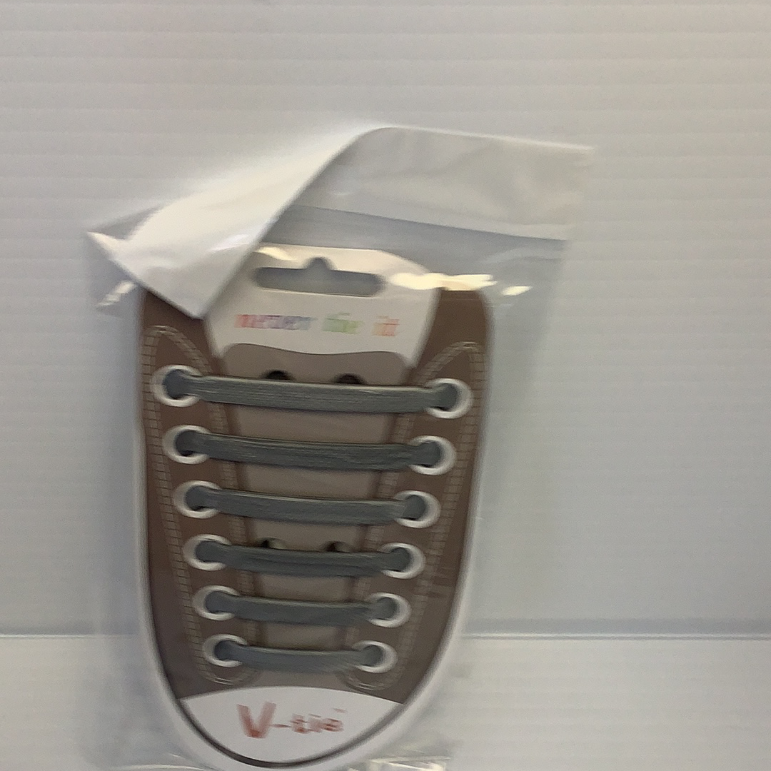 6PCS Silicone Color With Lines Shoe Lace | 87539GL | BVP-BVP-silver-ProTinkerToys